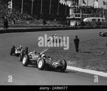 Grand Prix te Zandvoort Datum: 20. Mai 1962 Ort: Noord-Holland, Zandvoort Schlüsselwörter: Rennwagen Stockfoto