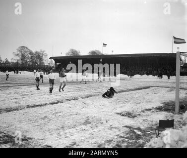 KHFC Against Old Internationals, Spielmoment Datum: 1. Januar 1963 Schlagwörter: Spielmomente, Sport, Fußball Stockfoto