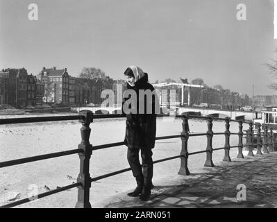 Zizi-Jeanmaire in Amsterdam am Amstel Datum: 26. februar 1963 Ort: Amsterdam, Noord-Holland persönlicher Name: Amstel, Zizen, Jeanmaire Stockfoto