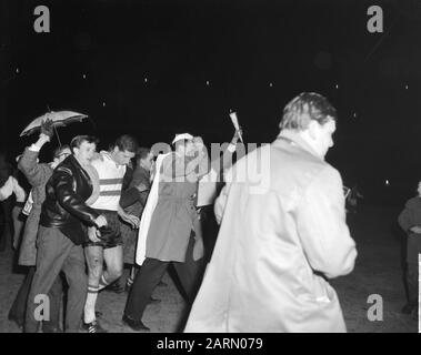 Europa Cup 1. Feyenoord gegen Reims 1:1. Name der Einrichtung: Feyenoord Stockfoto