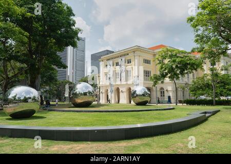 Singapur. Januar 2020. Der Blick auf das Gebäude des Asian Civilization Museum Stockfoto