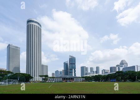 Singapur. Januar 2020. Der Panoramablick auf den Singapore Recreation Club Stockfoto