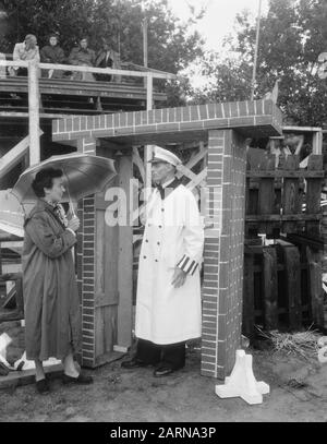 Letzter Tag in Rotterdam Concours Hippique Datum: 5. September 1954 Standort: Rotterdam, Zuid-Holland Stockfoto