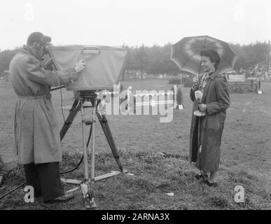 Letzter Tag in Rotterdam Concours Hippique Datum: 5. September 1954 Standort: Rotterdam, Zuid-Holland Stockfoto