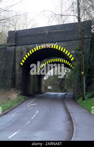 Zwei Brücken der ehemaligen Great Central Railway, Woodford Halse, Northamptonshire, England, Großbritannien Stockfoto