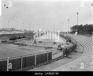 Kunsthalle am Deventer, Übersicht Eisbahn Datum: 27. september 1965 Standort: Deventer Schlüsselwörter: Arbeit, Eisbahnen, Übersichten Stockfoto