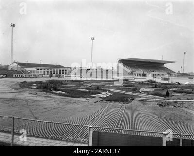 Kunsthalle am Deventer, Übersicht Eisbahn Datum: 27. september 1965 Standort: Deventer Schlüsselwörter: Arbeit, Eisbahnen, Übersichten Stockfoto