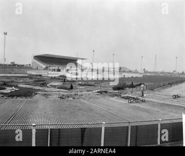 Kunsthalle am Deventer, Übersicht Eisbahn Datum: 27. september 1965 Standort: Deventer Schlüsselwörter: Arbeit, Eisbahnen, Übersichten Stockfoto