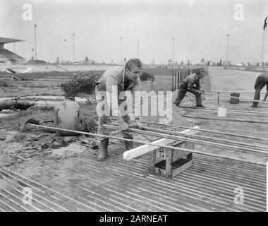 Kunsthalle am Deventer, Übersicht Eisbahn Datum: 27. september 1965 Standort: Deventer Schlüsselwörter: Arbeit, Eisbahnen, Übersichten Stockfoto