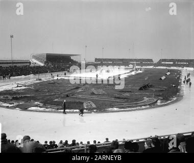 Skating Europameisterschaften in Deventer Datum: 22. Januar 1966 Ort: Deventer Schlüsselwörter: SCHAATS CHAMPIES Stockfoto