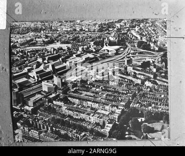 Amsterdam hat Pressekonferenz zum Plan Jokinen, de Zuid Cityweg Datum: 12. Dezember 1967 Ort: Amsterdam, Noord-Holland Schlüsselwörter: Pläne, kommunale Behörden, Pressekonferenzen Personenname: CITYWAG gegeben Stockfoto