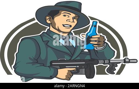 Waffenmann Stock Vektor