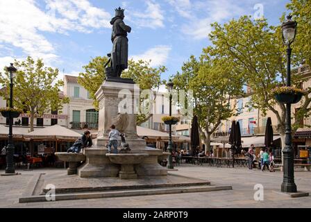 Aigues-Mortes, Camarque, Languedoc-Roussillon, Frankreich, Europa Stockfoto