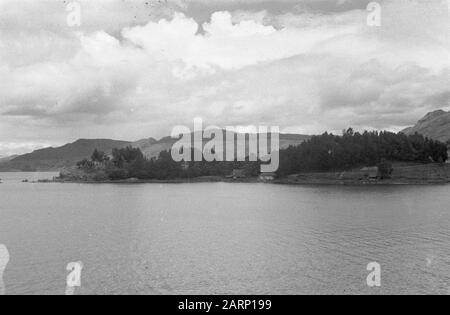 Republik: Dolok Simoembah, Prapat, Bidamanik, östlich von Pematang Siantar; Reinigungsaktionen an der Ostküste Sumatras [Toba-See] Datum: 1. November 1947 Ort: Indonesien, Niederländische Ostindien, Sumatra Stockfoto