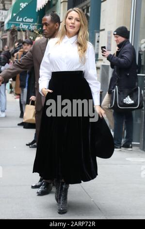 New YORK, New York - 28. Januar: Blake Lively sah am 28. Januar 2020 den Ausstieg aus Paramount Pictures The Rhythm Section Talk in New York City. Kredit: RW/MediaPunch Stockfoto