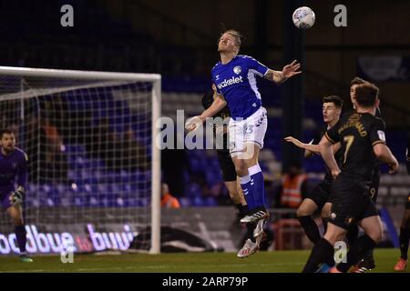 Oldham, ENGLAND - 28. JANUAR Carl Piergianni von Oldham Athletic während des Sky Bet League 2 Spiels zwischen Oldham Athletic und Mansfield Town im Boundary Park, Oldham am Dienstag, 28. Januar 2020. (Gutschrift: Eddie Garvey   MI News) Stockfoto