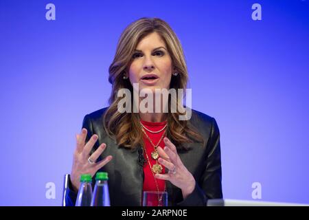 Walldorf, Deutschland. Januar 2020. Jennifer MORGAN, Co-Management-Sprecherin (Co-CEO) jährliche Pressekonferenz der SAP AG in Walldorf, 28. Januar 2020. Weltweite Nutzung Credit: Dpa / Alamy Live News Stockfoto