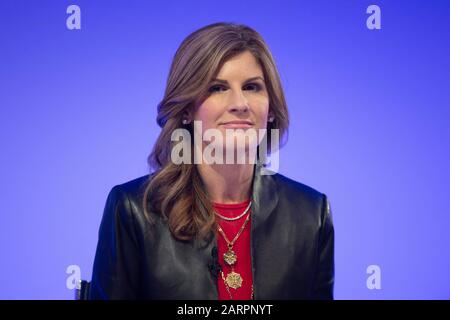 Walldorf, Deutschland. Januar 2020. Jennifer MORGAN, Co-Management-Sprecherin (Co-CEO) jährliche Pressekonferenz der SAP AG in Walldorf, 28. Januar 2020. Weltweite Nutzung Credit: Dpa / Alamy Live News Stockfoto