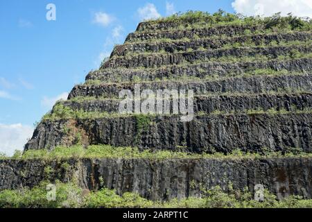 Galliard Cut, Panamakanal, Panama, Mittelamerika Stockfoto