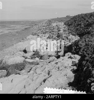 Serie dryval Oosterpolder Datum: 7. März 1957 Schlüsselwörter: Serie Stockfoto