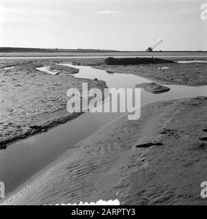 Serie dryval Oosterpolder Datum: 7. März 1957 Schlüsselwörter: Serie Stockfoto