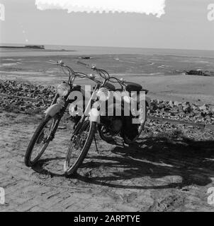 Serie dryval Oosterpolder Datum: 7. März 1957 Schlüsselwörter: Serie Stockfoto
