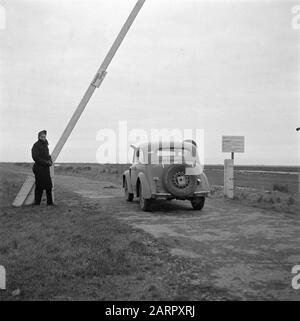 Wieringermeerpolder Datum: 8. Dezember 1945 Ort: Noord-Holland, Wieringermeer Stockfoto