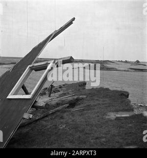 Wieringermeerpolder Datum: 8. Dezember 1945 Ort: Noord-Holland, Wieringermeer Stockfoto