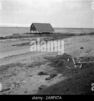 Wieringermeerpolder Datum: 8. Dezember 1945 Ort: Noord-Holland, Wieringermeer Stockfoto