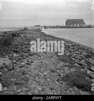 Wieringermeerpolder Datum: 8. Dezember 1945 Ort: Noord-Holland, Wieringermeer Stockfoto