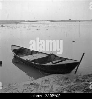 Wieringermeerpolder Datum: 8. Dezember 1945 Ort: Noord-Holland, Wieringermeer Stockfoto