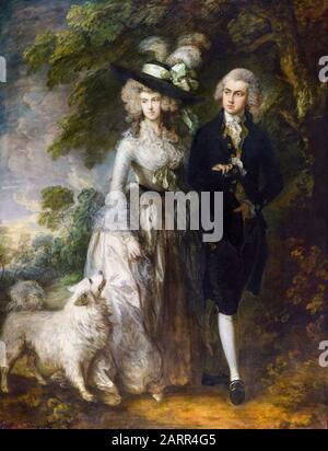 Thomas Gainsborough, Mr. Und Mrs. William Hallett (The Morning Walk), Porträtgemälde, 178985-1 Stockfoto