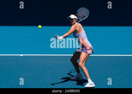 Melbourne, Australien. Januar 2020. Beim Match "Australian Open Tennis Championship Day 10" 2020 im Melbourne Park Tennis Center, Melbourne, Australien. Januar 2020. (©Andy Cheung/ArcK Bilder/Bilder. Kredit: Roger Parker/Alamy Live News Stockfoto