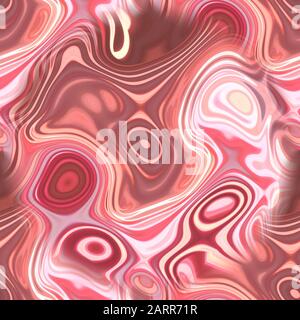 Nahtloses Muster aus hellen Farbflecken, leuchtende Farben. Psychedelisch abstrakter Hintergrund. Textur für Textil, Design, Web. Stockfoto