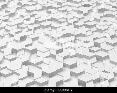 Sechsecke aus Rauten. 3D-Hintergrund Stockfoto