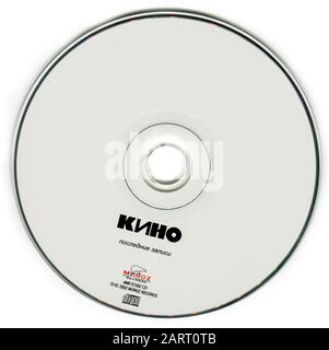 CD: Kino "Neueste Aufnahmen", veröffentlicht bei Moroz Records im Jahr 2002. Stockfoto