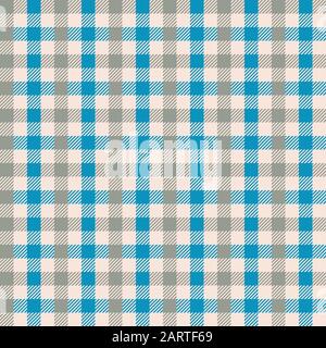 Nahtloses Gingham Muster Hintergrund Stock Vektor