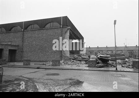 St. Lucaskerk in den Bosch ist zum Teil am 13. Januar 1968 zusammengebrochen Standort: Den Bosch Stichworten: Kirchen Stockfoto