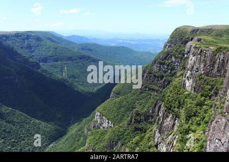 Die schönste Landschaft der Natur! Dort befindet sich der Serra-Geral-Nationalpark. Brasilien Stockfoto