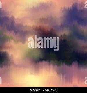 Lebendige degradieren Blur ombre strahlende surreale Swatch Stockfoto