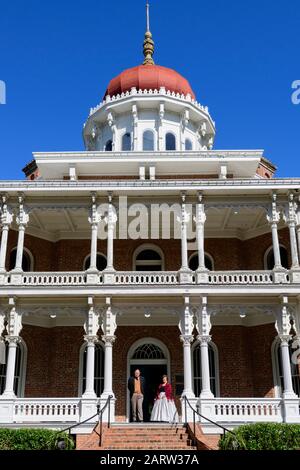 USA, Deep South, Mississippi, Natchez, Longwood, historisches antebellum achteckiges Anwesen Stockfoto