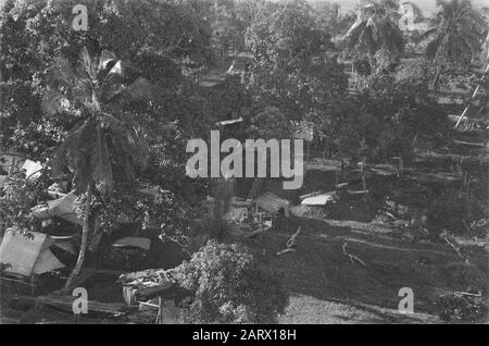 Camping Leben des IV-8-Infanterieregiments in Klender (Duren Sawit, East Jakarta) Zelte im Lager Datum: Mai 1946 Ort: Indonesien, Niederländische Ostindien: Unbekannt/DLC Stockfoto