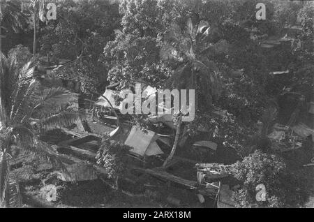 Camping Leben des IV-8-Infanterieregiments in Klender (Duren Sawit, East Jakarta) Zelte im Lager Datum: Mai 1946 Ort: Indonesien, Niederländische Ostindien: Unbekannt/DLC Stockfoto