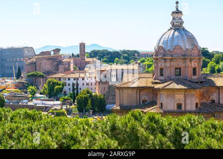 Forum Romanum in Rom, Italien Stockfoto