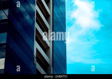 Geschäftsgebäude in unmittelbarer Nähe; Wellington Office Building. Stockfoto