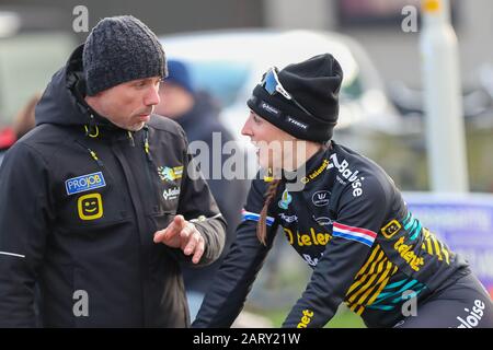 januar 2020 Hoogerheide, Der Niederlande Cyclocross Weltcup 26. januar 2020 Hoogerheide, Der Niederlande Cyclocross Weltcup Cyclocross Stockfoto