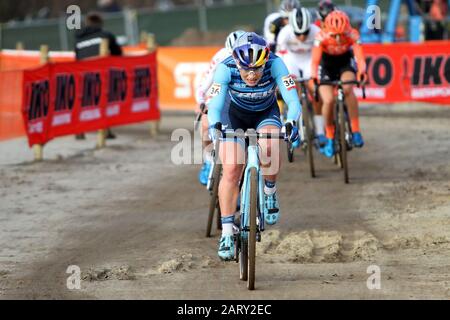 januar 2020 Hoogerheide, Der Niederlande Cyclocross Worldcup Stockfoto