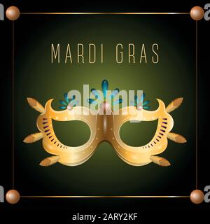 Mardi Gras Poster Stock Vektor