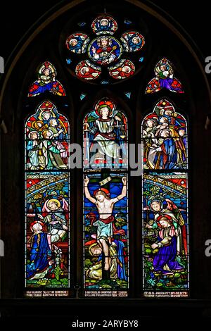 Ewyas Harold St Michaels Church, im Golden Valley von Herefordshire. Stockfoto