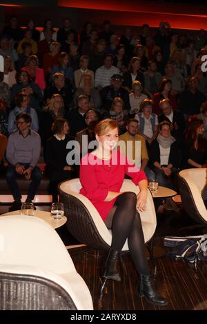 Katharina Schulze bei der Aufnahme der ZDF-Talkshow 'Markus Lanz' im Fernsehmacher-Studio auf dem Phönixhof. Hamburg, 29.01.2020 Stockfoto